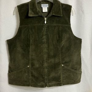 Womens Jantzen Classics corduroy vest. Size L